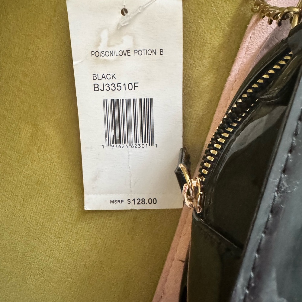 Betsey Johnson Double-Sided - Pink Love Potion and Green Poison Crossbody Bag - Picture 3 of 4